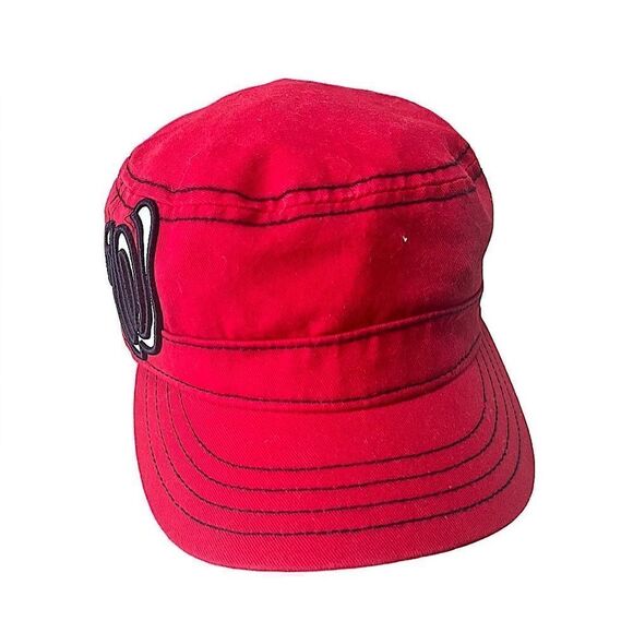 New Era Youth Washington Nationals Military Style Red Cadet Hat - Picture 2 of 11